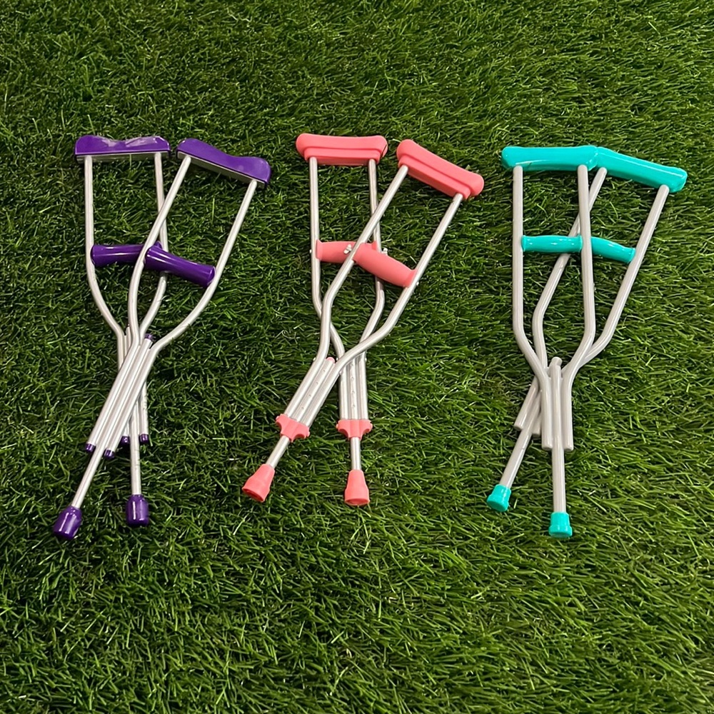 18 inch Doll Crutches - 3 sets for American Girl Doll